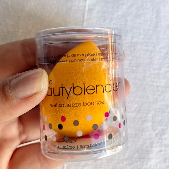 ORIGINAL BEAUTY BLENDER| New In Box Orange Pop Foam Makeup Blender - Picture 5 of 7
